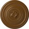 Ekena Millwork Pearl Ceiling Medallion (Fits Canopies up to 1 7/8"), Hand-Painted Smokey Topaz, 26 1/4"OD x 1 1/2"P CM26PESTF - alternate 1